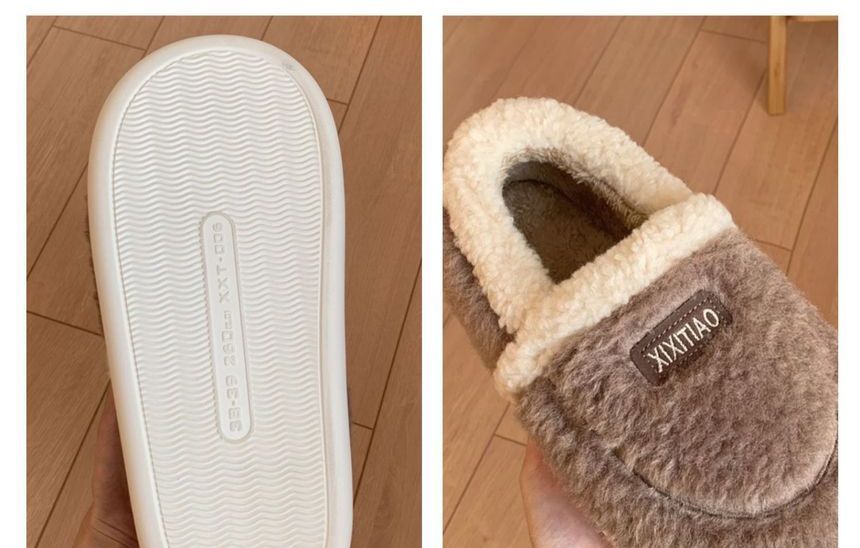 Dalli Daisy - Label Applique Fluffy Slippers