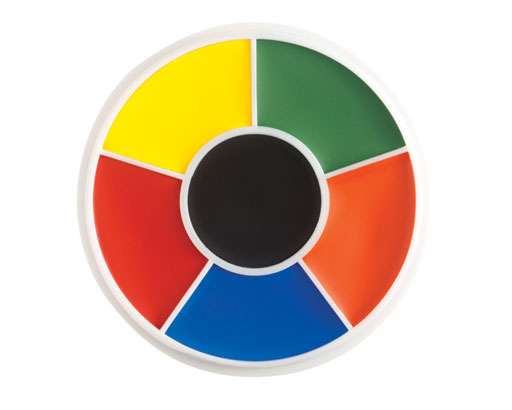 Ben Nye - RW Rainbow Wheel, 6er Palette, 1oz.