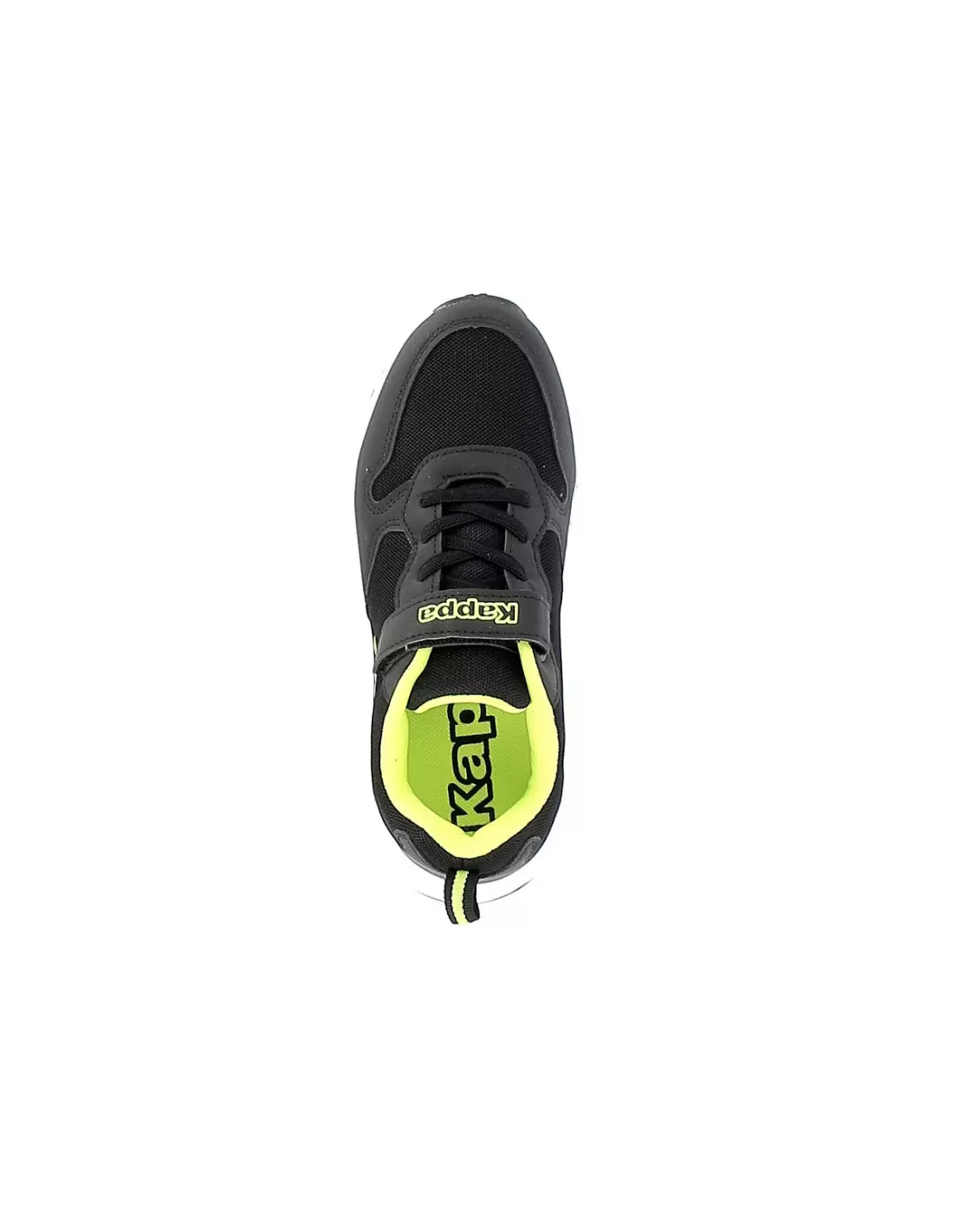 KAPPA DELVIS EV - Sneakers Blackyellowfluo