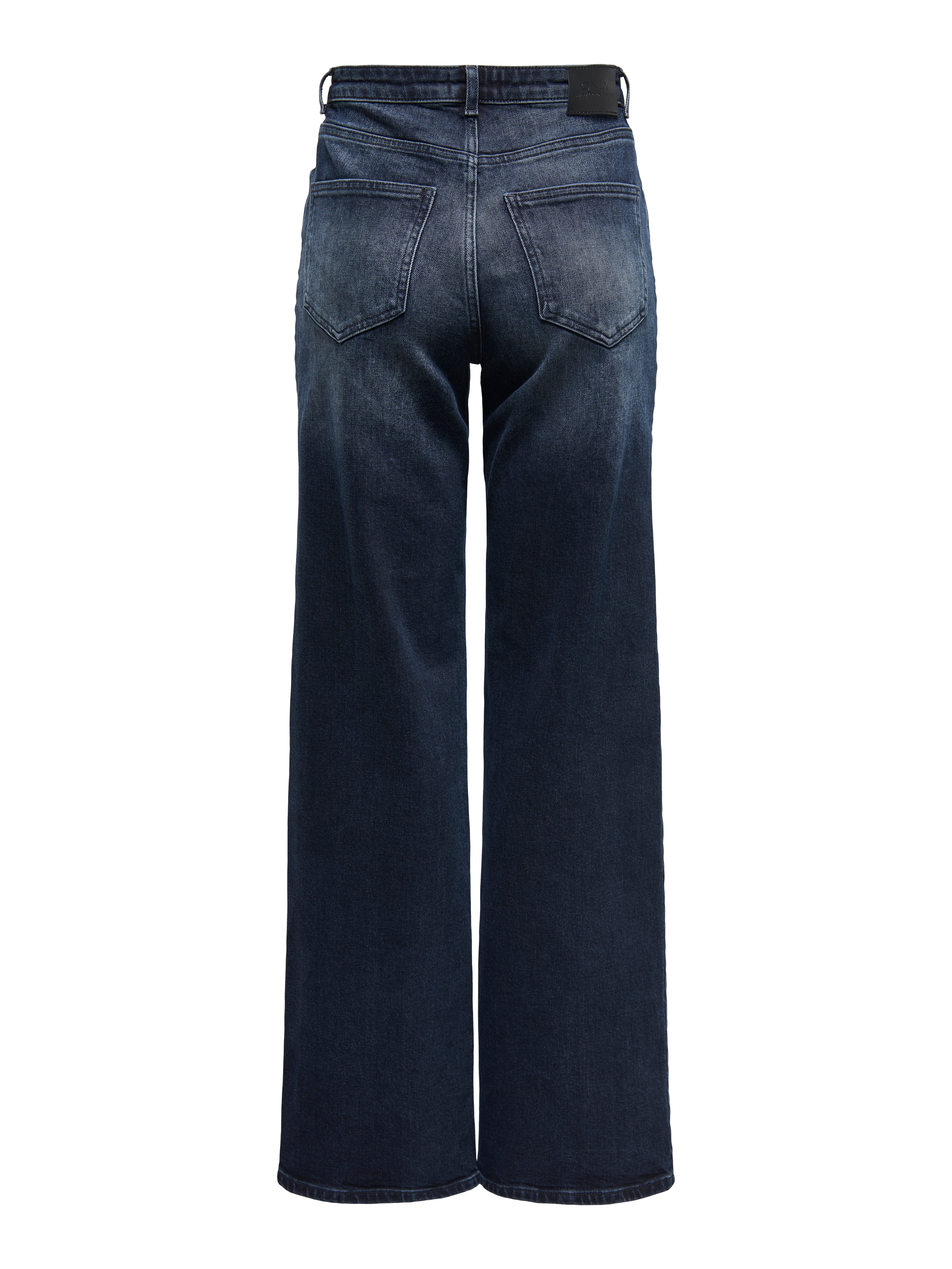 ONLJUICY Hohe Taille Weiter Beinschnitt Jeans Blue Black Denim