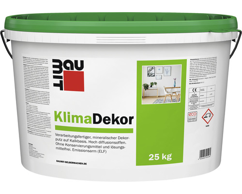 Baumit Pastous Climate Decor Kalkpleister met Kraspleisterstructuur 1 mm Wit 25 kg