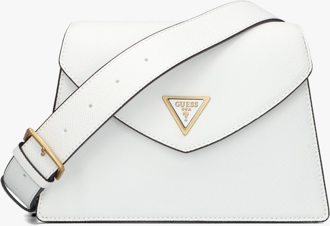 GUESS witte guess schoudertas lossie crossbody flap