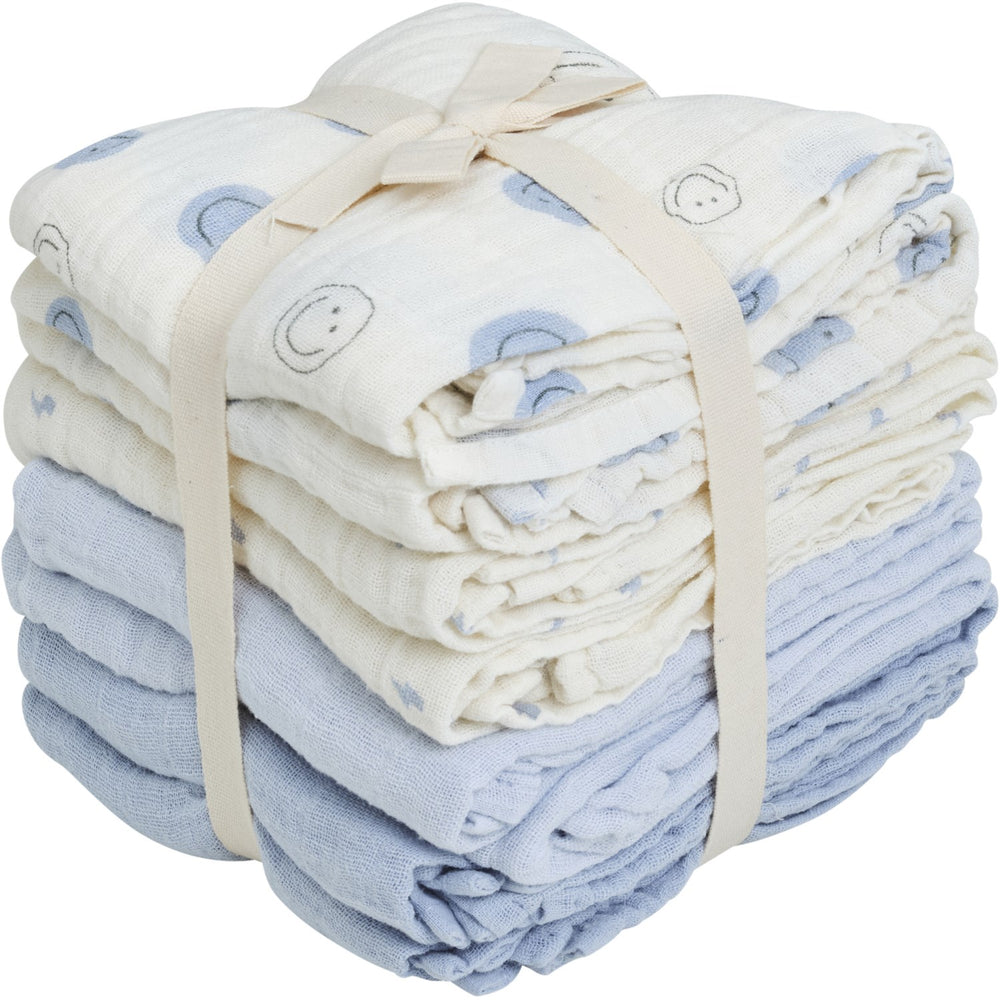 Køb Pippi Celestial Blue Stofbleer (8-Pack)