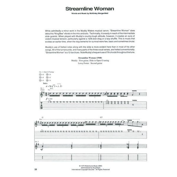 Hal Leonard Muddy Waters Deep Blues