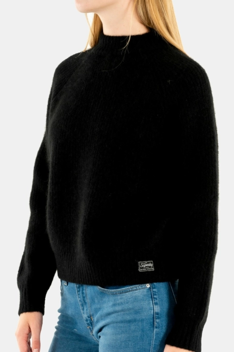 pull hiver superdry w6110364a 02a black