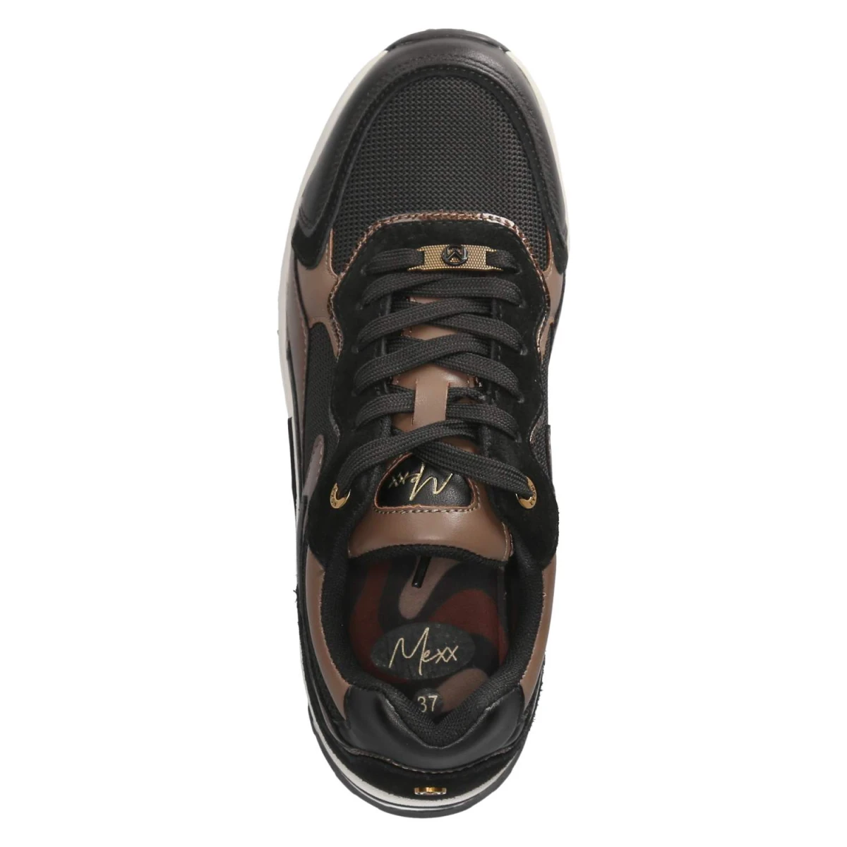 MexxLow Sneaker PORTIA LOVE - Black/Brown