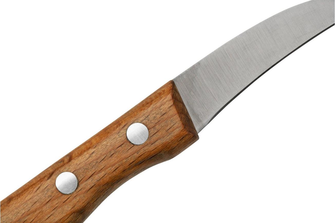 Otter Paring Knife 1011 Curved Stainless Beech, schilmes