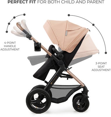 Kinderkraft MOOV 2 4-in-1 Air Duovogn, Sand Beige
