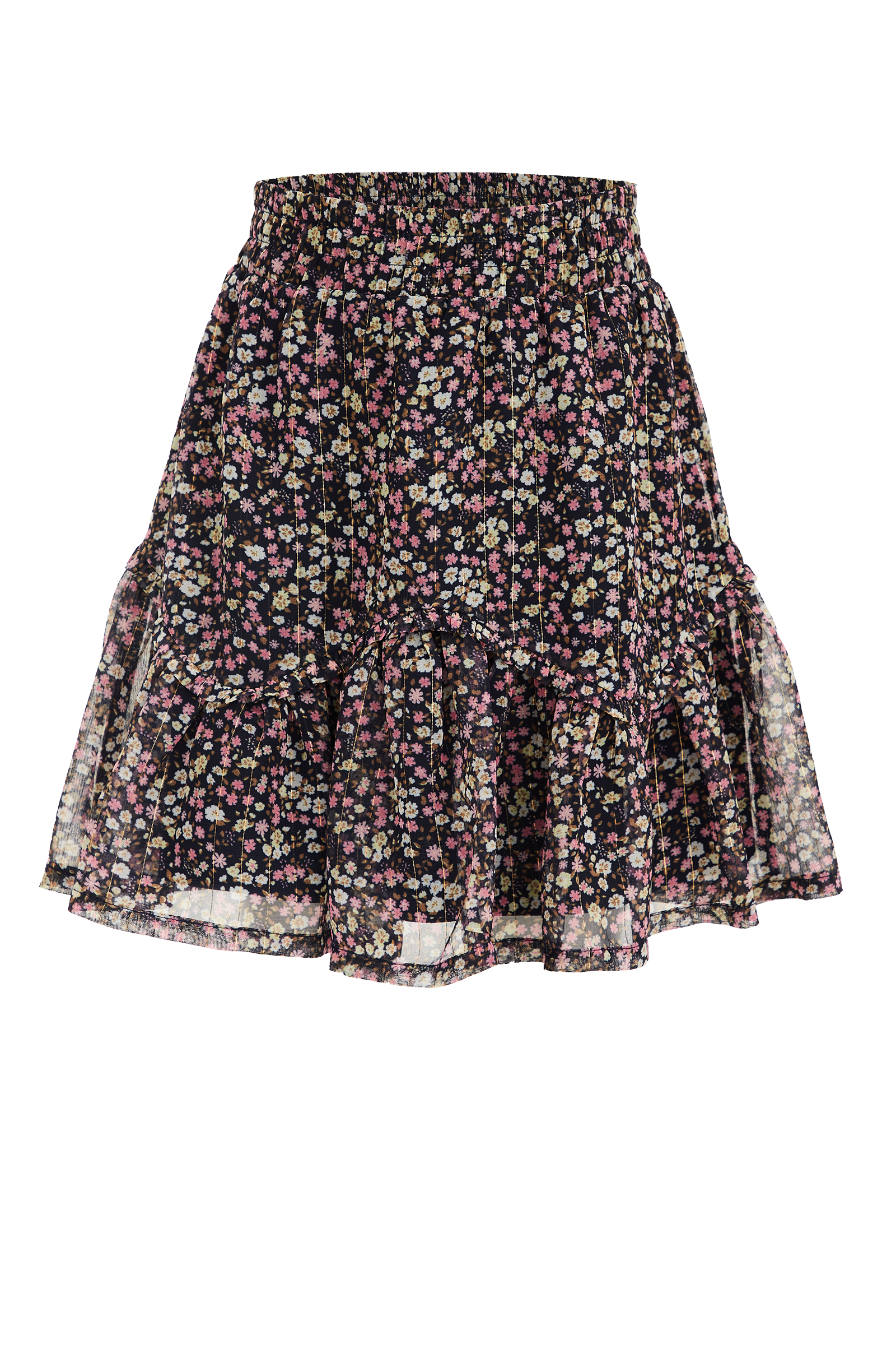 Meisjes rok met dessin WE Fashion Donkerblauw