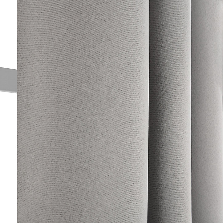 Rideau occultant Sky L.240 x L.135 cm gris JBY Creation