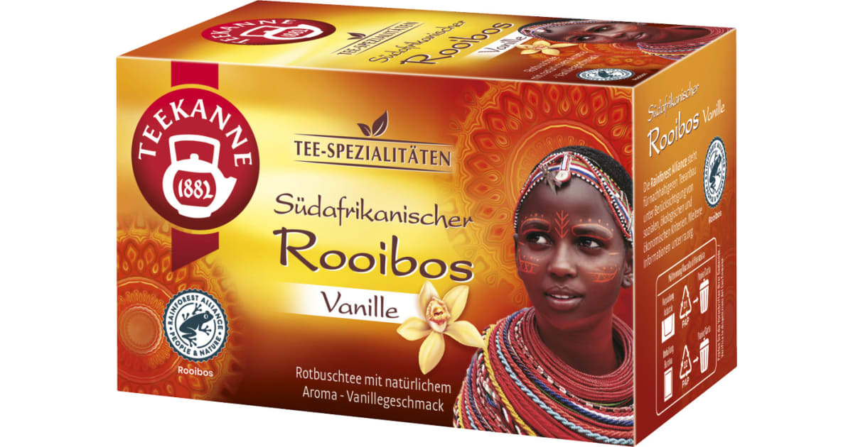 TEEKANNE Südafrikanischer Rooibos Vanille Tee