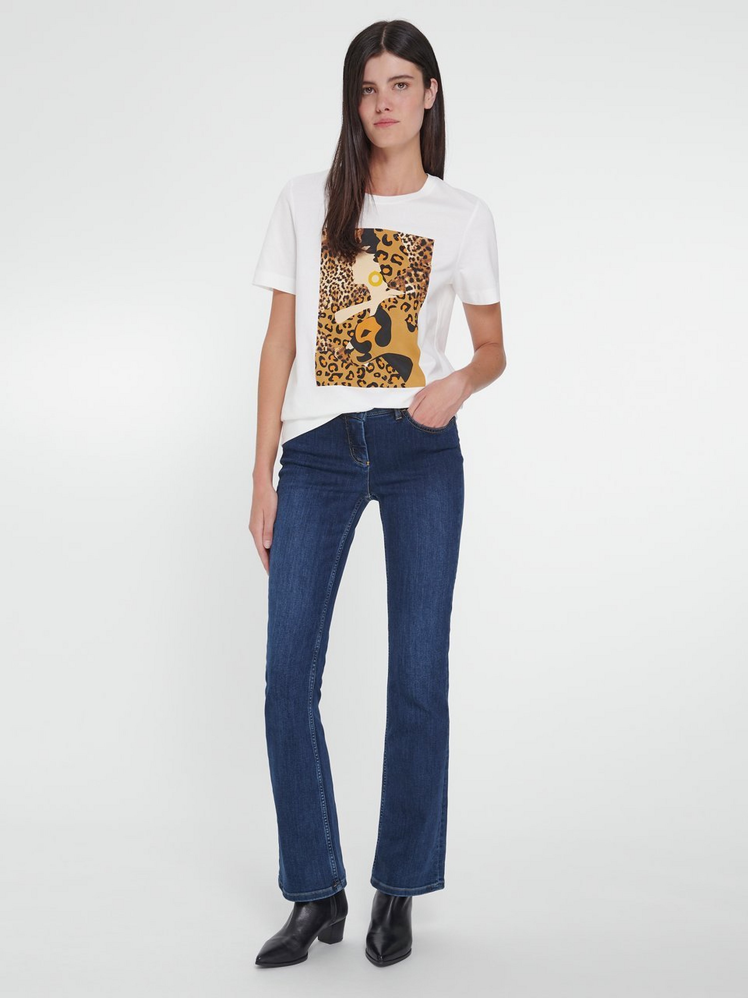Rundhals-Shirt