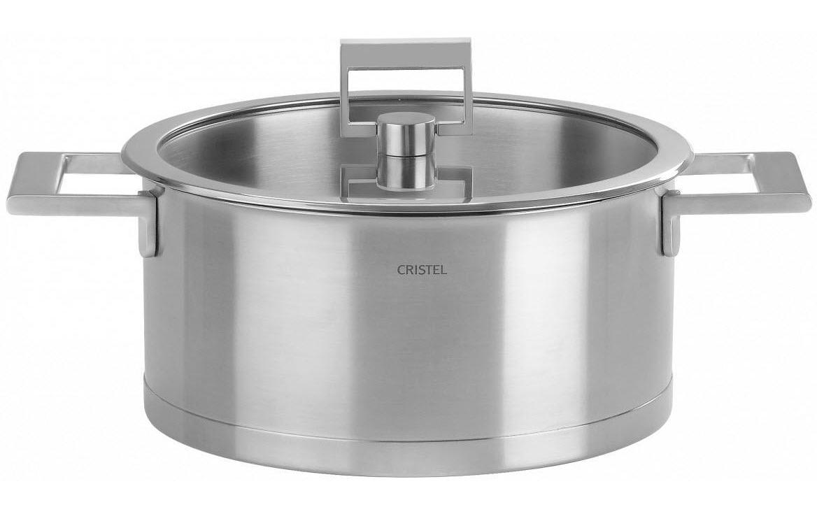 Kochtopf Strate 24 cm<br>Edelstahl Fleischtopf mit Deckel