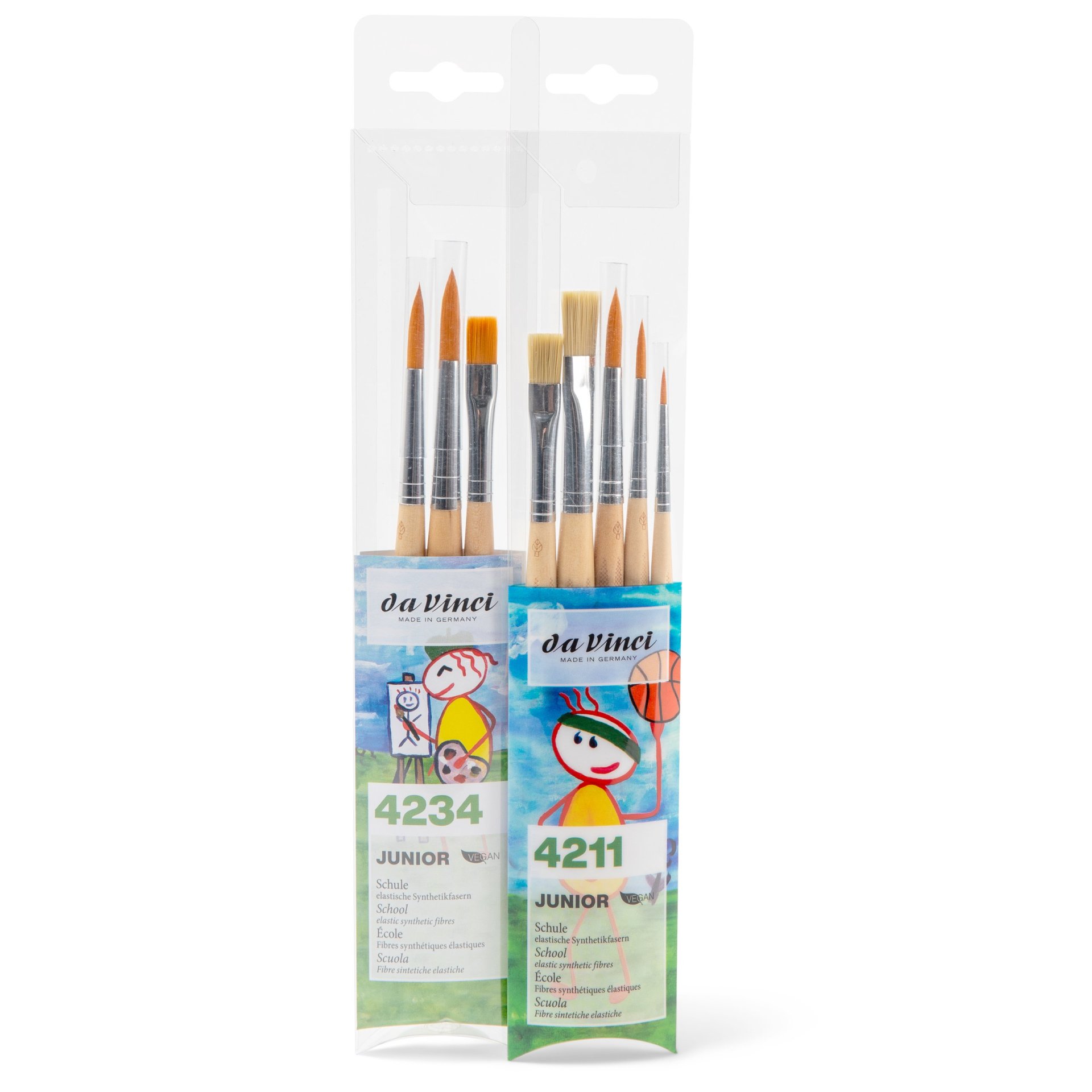 Da Vinci Schulpinsel Junior Synthetics, Set