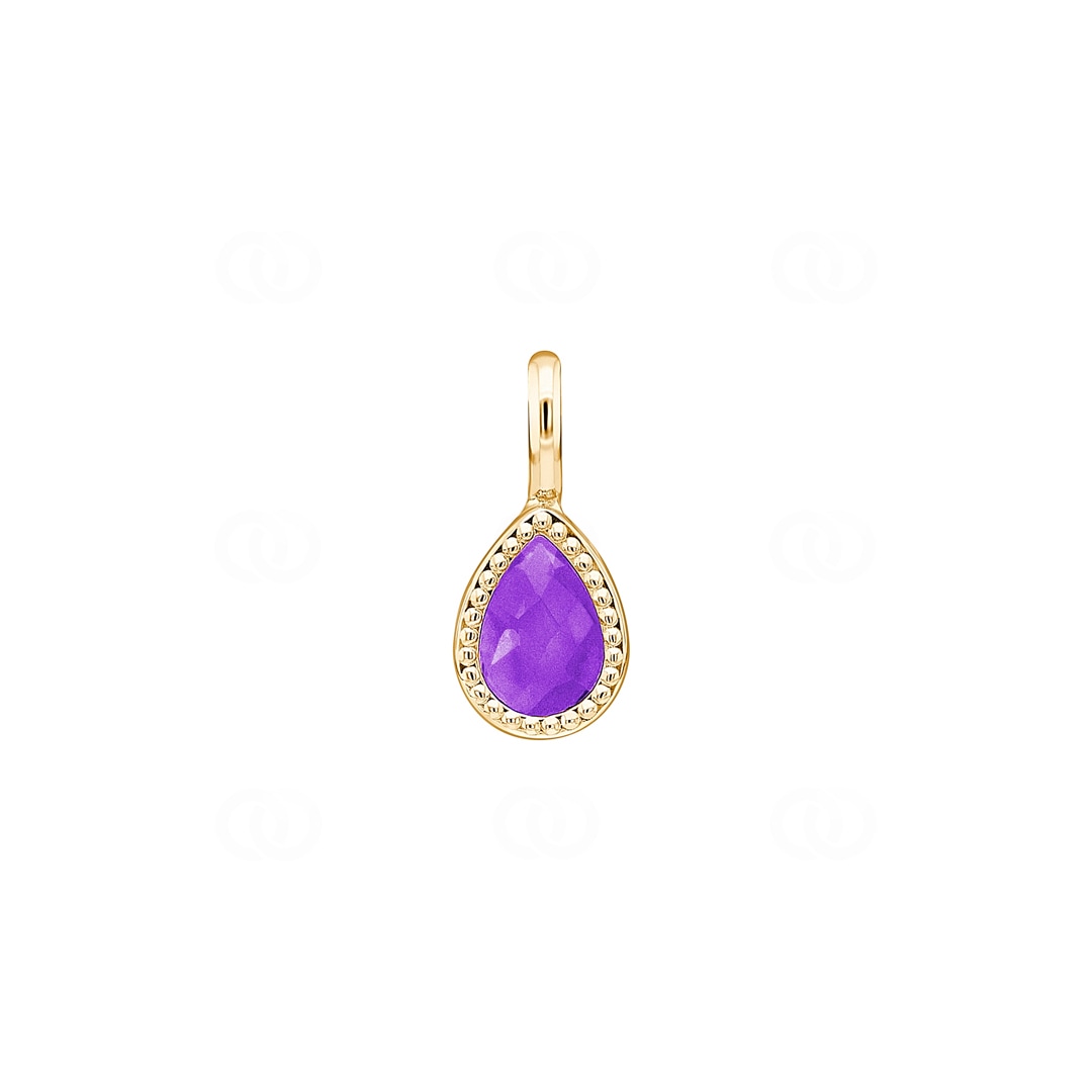 Anhänger 750/18 K Gelbgold mit Amethyst