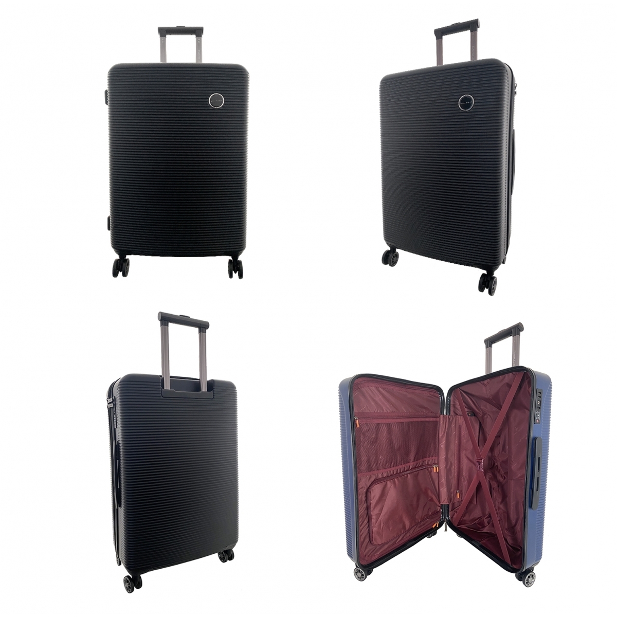David Jones Lot 3 valises rigides dont 1 valise cabine David Jones ABS TSA