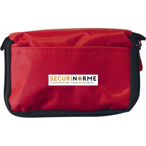 Trousse de secours Essentielle compacte - Nylon - 130 x 95 x 45mm