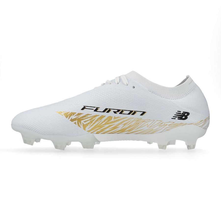 New Balance Furon V8 Elite FG 10 Year - Blanc/Doré