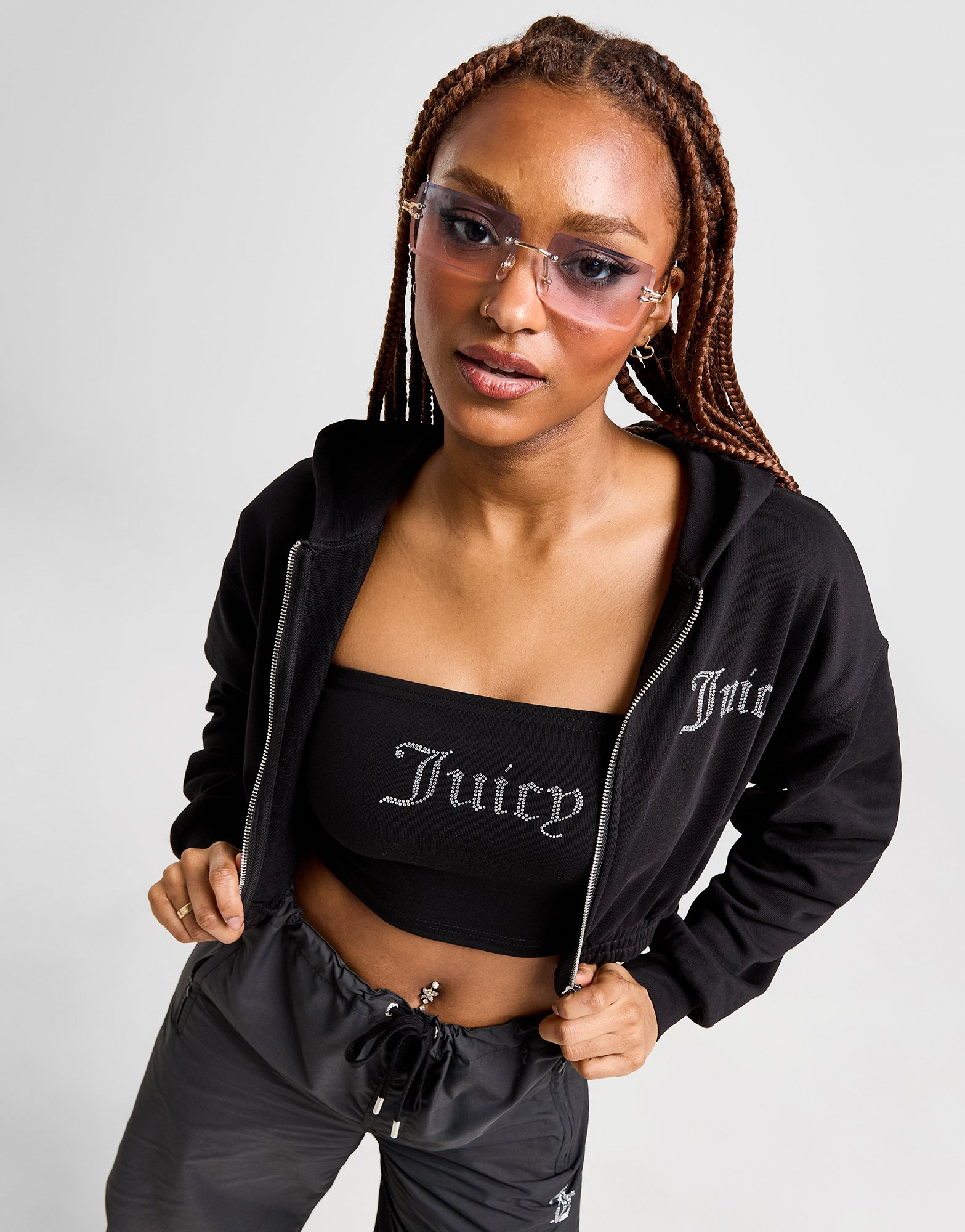 JUICY COUTURE Bandeau Logo Diamante Femme