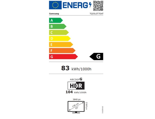 SAMSUNG - TV QLED 4K 138 cm TQ55LST7D - The Terrace
