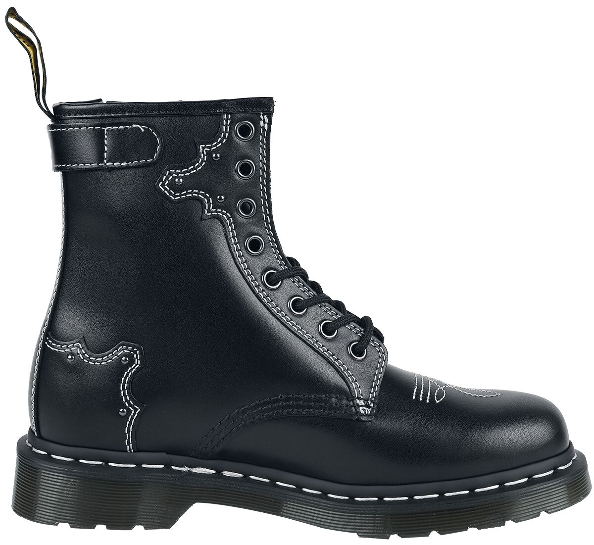1460 GA - Black Wanama Boots  | Dr. Martens Bottes