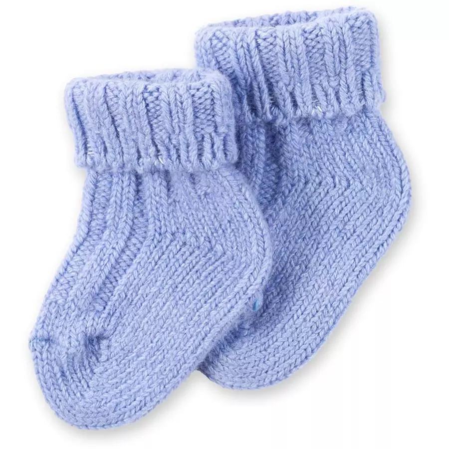 Hofbrucker Baby Socken Kaschmir Babysocken Himmelblau