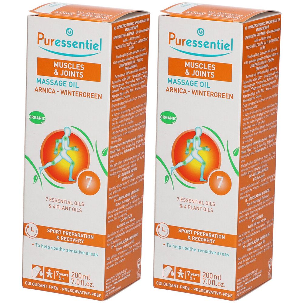 Puressentiel BIO Massageöl Muskelanstrengung Arnika - Wintergrün