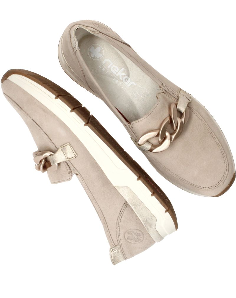 Rieker Instappers Beige Dames