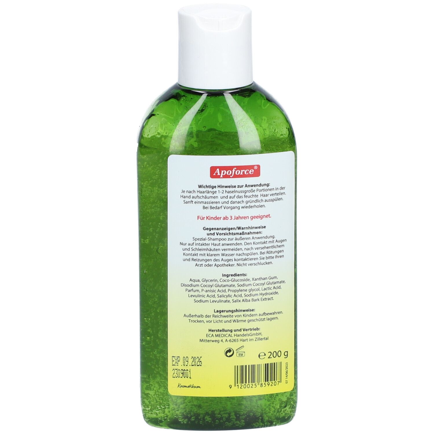 Apoforce® Weidenrinden Spezial-Shampoo