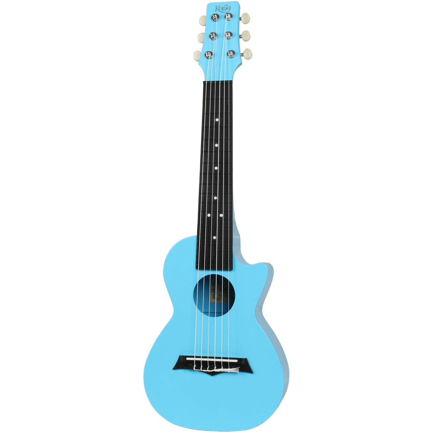 Korala PUG-40-LBU polycarbonaat guitarlele blauw