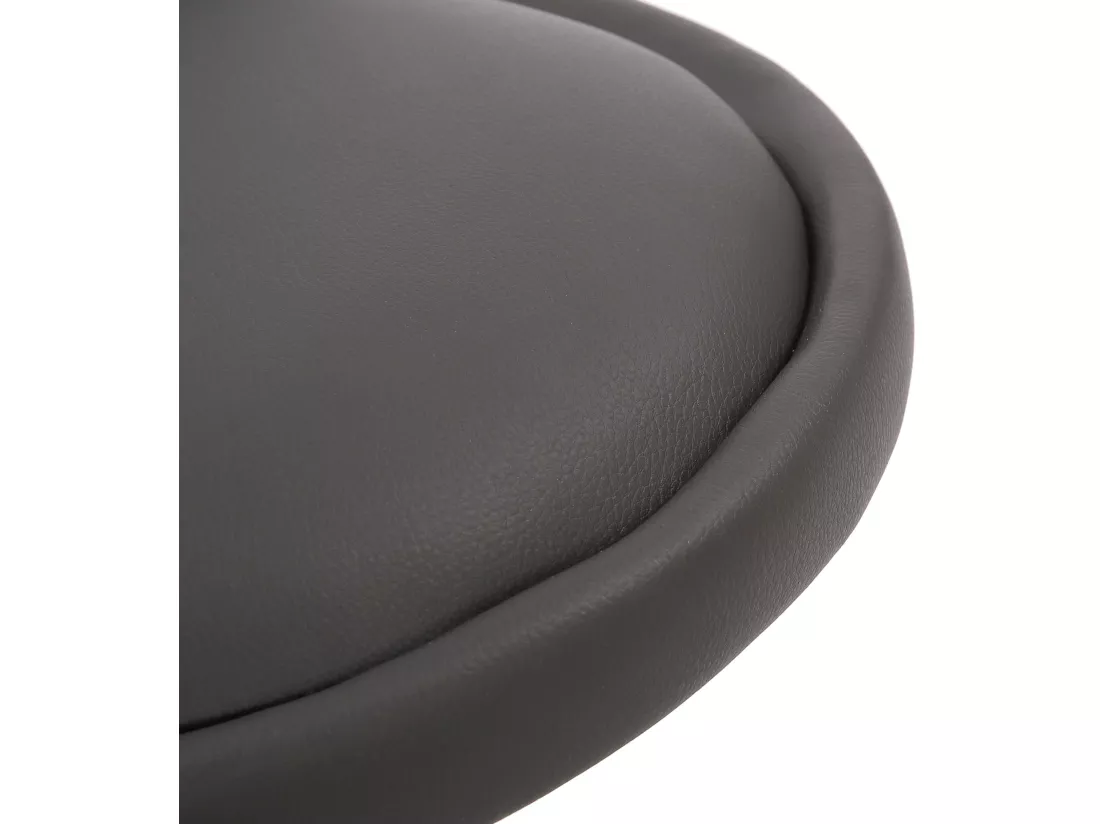 Tabouret de bureau - Similicuir - Gris - Teramo