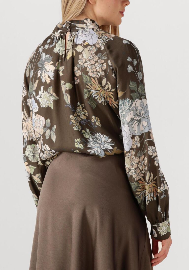donkergroene riani blouses 585630-4480