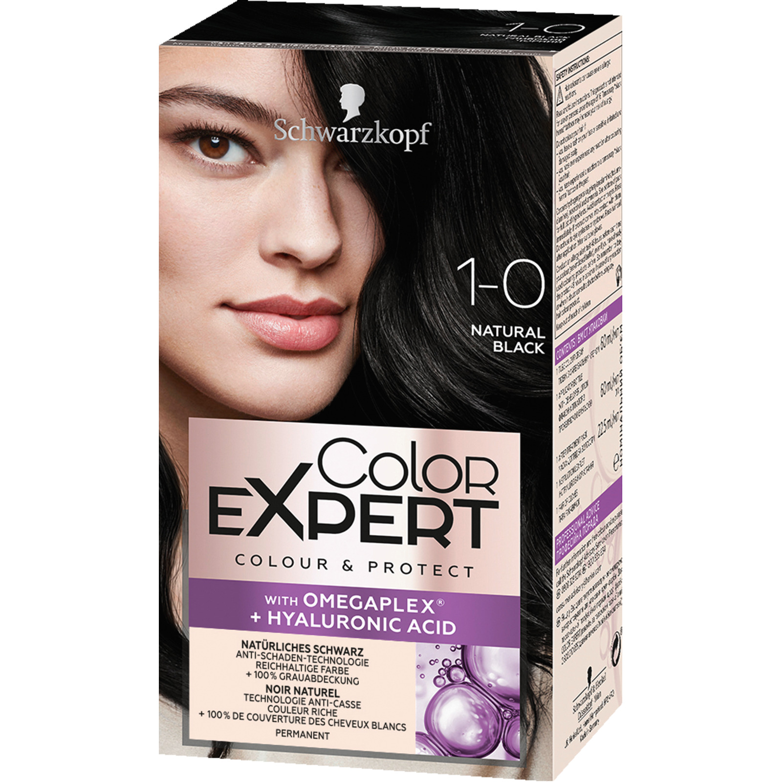 Schwarzkopf Color Expert Intensiv-Pflege Color-Creme 1-0 Natürliches Schwarz