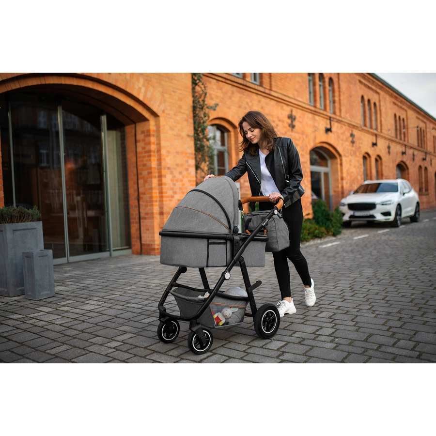 lionelo Kombikinderwagen Amber 3 in 1 Blue Navy