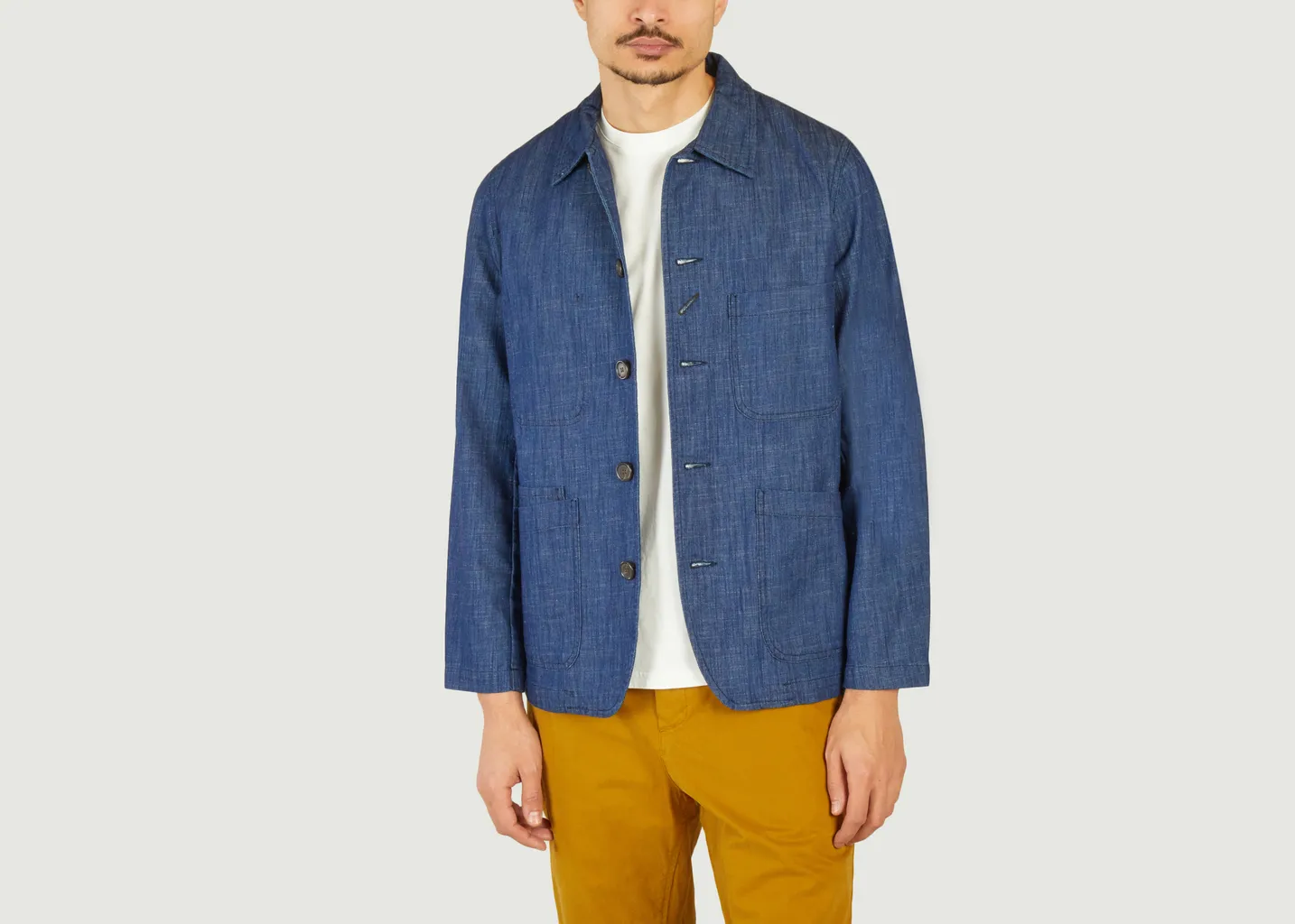 Veste style workwear en denim léger Bakers C Universal Works
