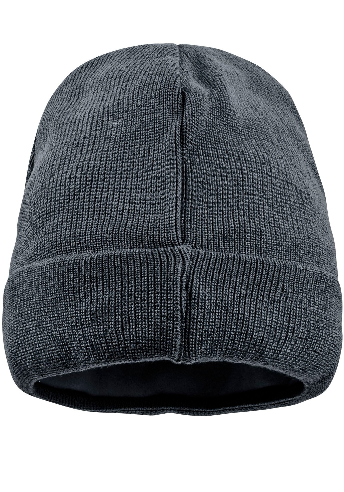 MAXIMO Beanie , Strick, breiter Umschlag, gefüttert, wärmend, weich, unifarben,