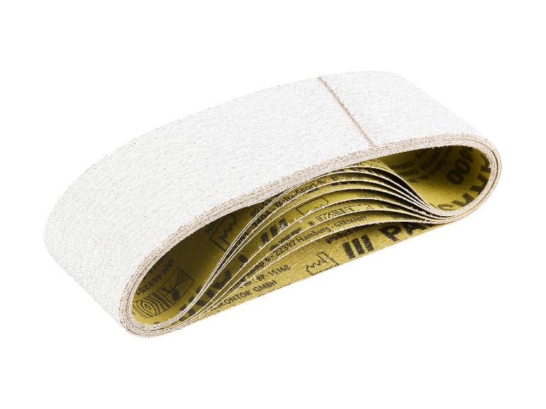 Bandschuurpapierset of handschuurmachine voor bandschuurpapier