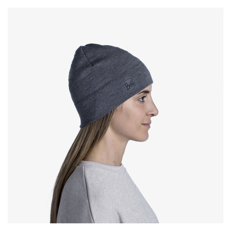 Buff Buff Merino MW Beanie Grå