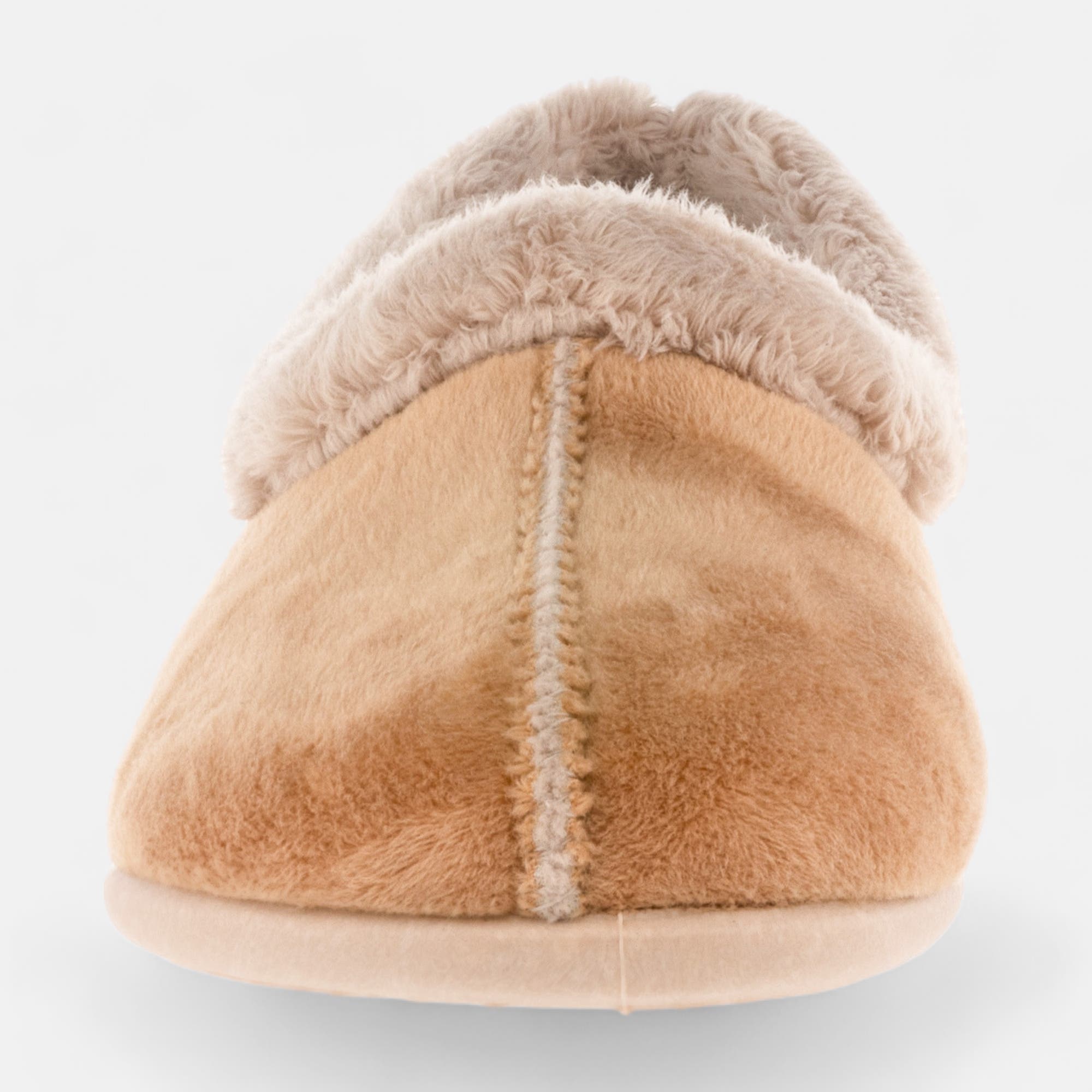 Chaussons ballerines Femme cognac