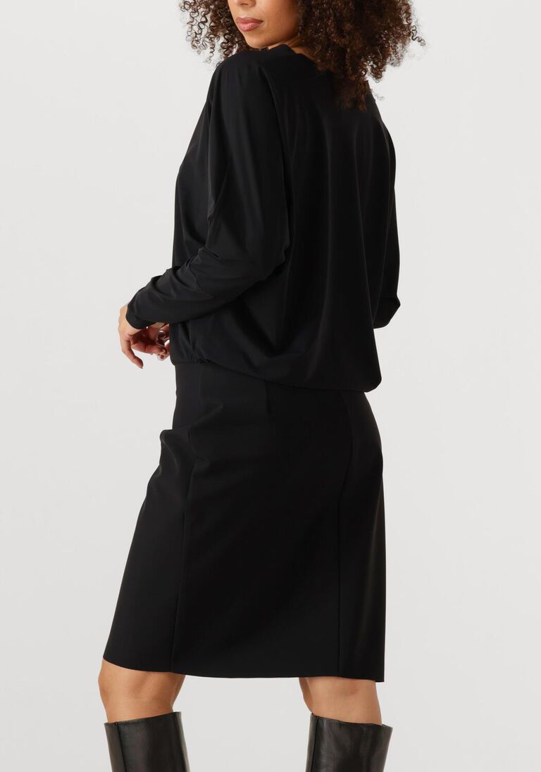 zwarte japan tky midi jurk lymas