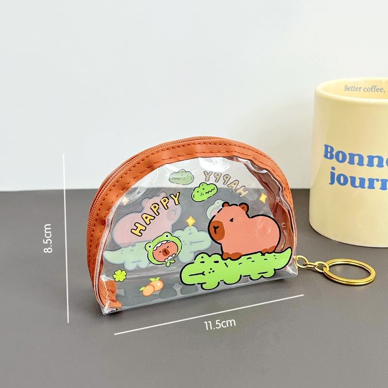 Eranso - Capybara Print PVC Portemonnee (Diverse Ontwerpen)