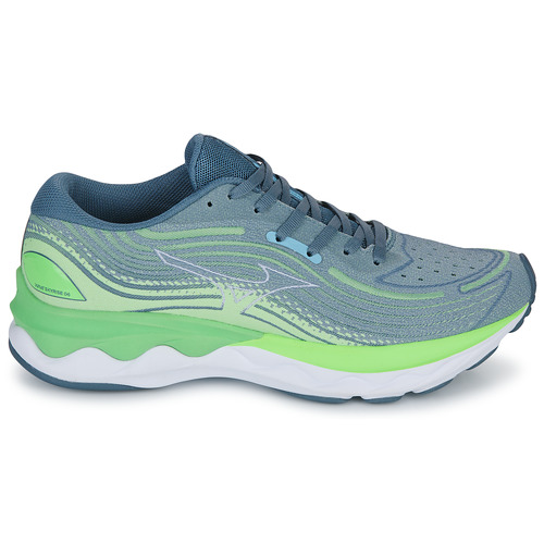 Mizuno - WAVE SKYRISE 4 - Bleu / Vert