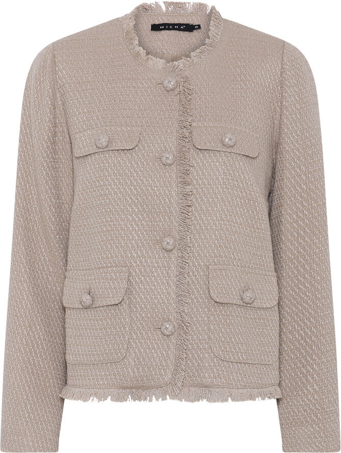 Micha Jacket_ Soft Tweed Jacket Camel