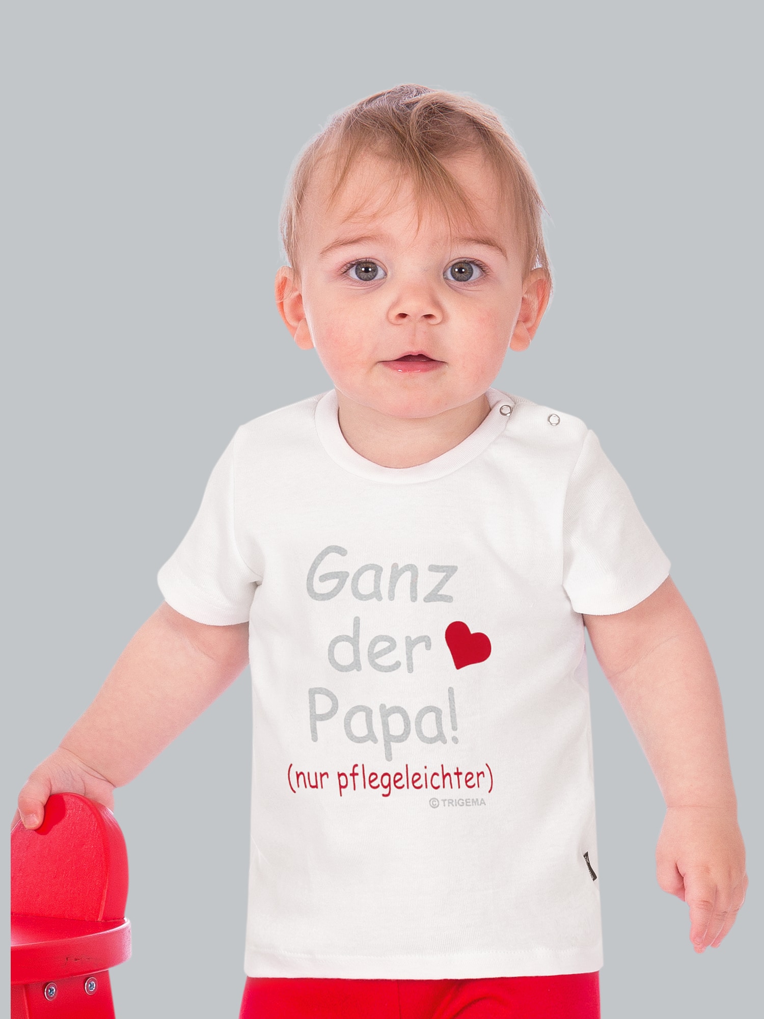 T-Shirt Papas Liebling Weiss