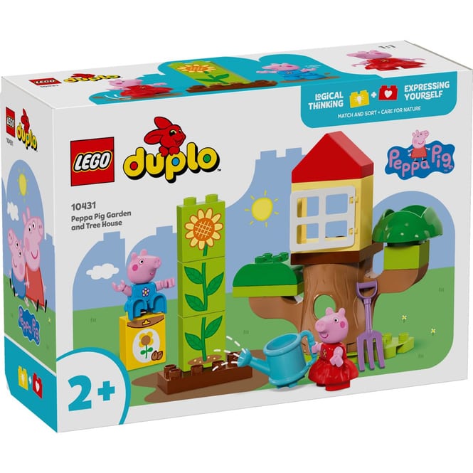 LEGO® DUPLO® Peppa Pig 10431 - Peppas Garten mit Baumhaus