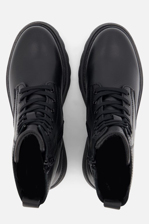 Tamaris Veterboots zwart Leer