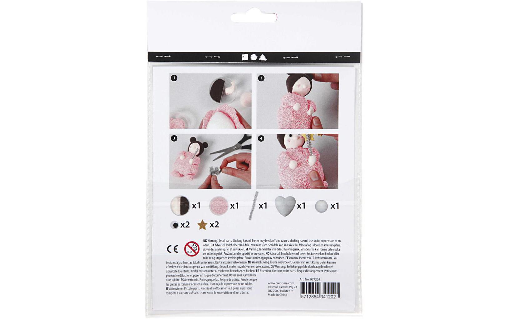 Modellier-Set Modellieren, Fee, 1 SetPerfekt als kleines Mitbringsel oder zum Füllen von Adventskalender, Schultüten, etc.