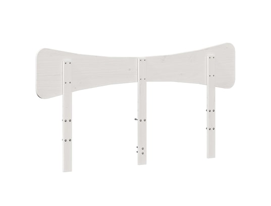 VIDAXL - Tête de lit blanc 150 cm bois massif de pin