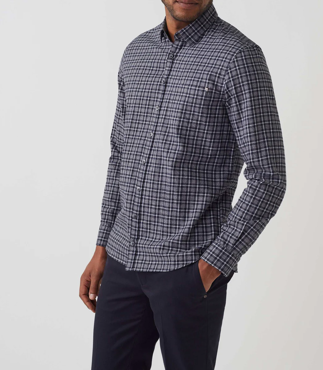 Chemise casual grise 
