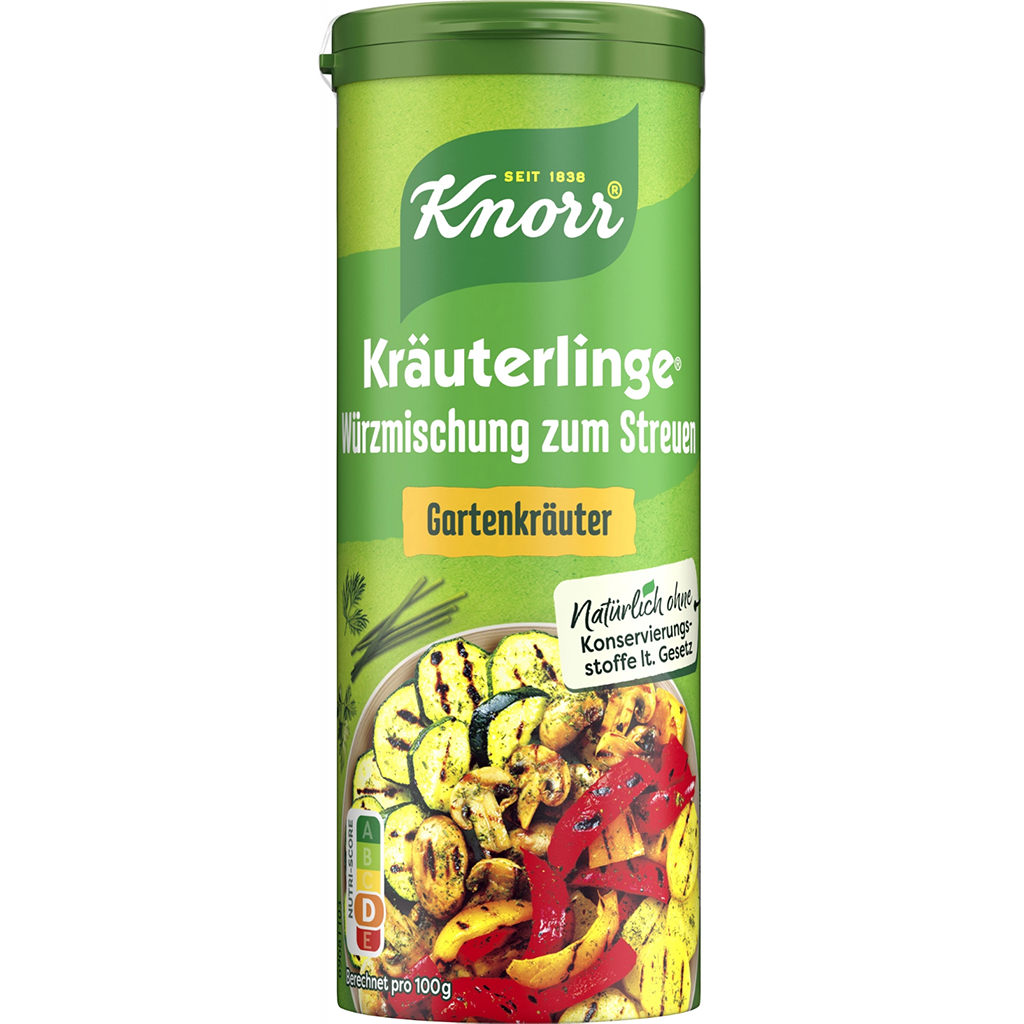 Knorr Kräuterlinge Gartenkräuter 60g Streudose MHD:30.1.25